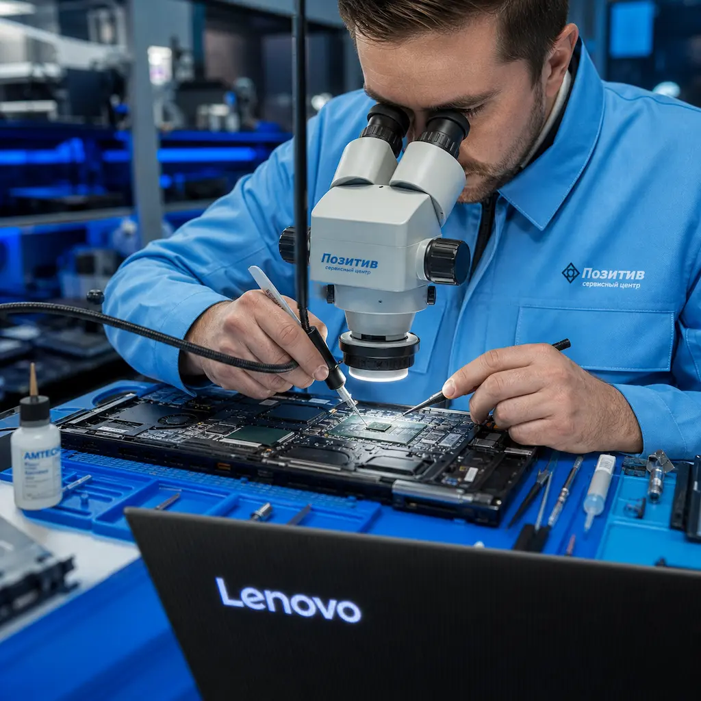 Замена видеокарты ноутбука Lenovo в Фурманове