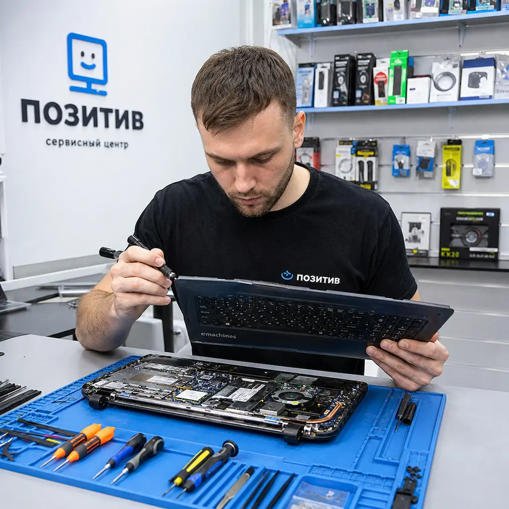 заменить клавиатуру на ноутбуке Emachines в Фурманове