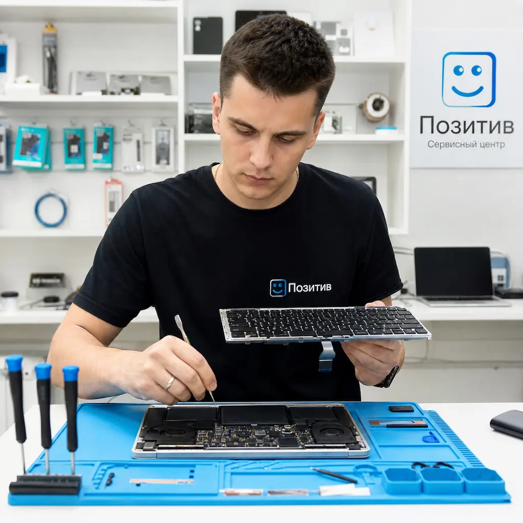заменить клавиатуру на Apple Macbook в Фурманове
