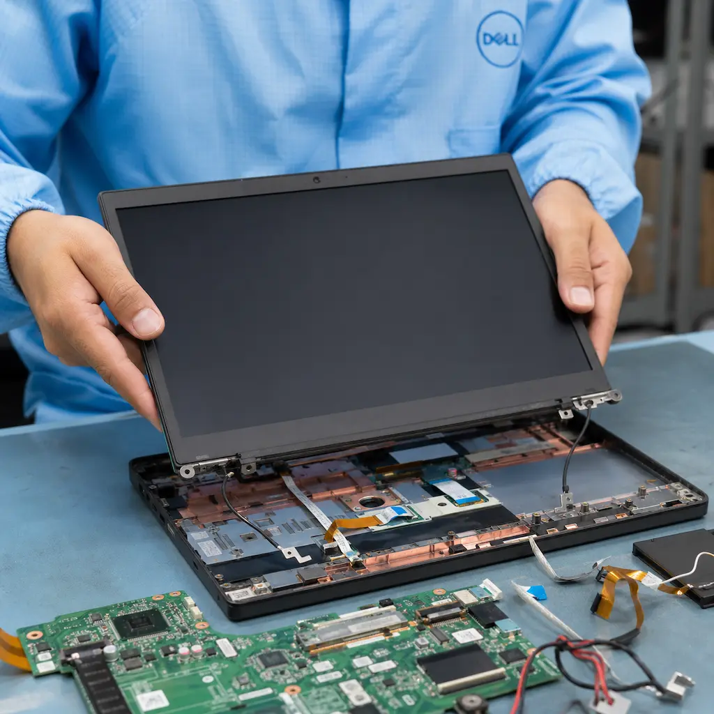 заменить матрицу ноутбука Dell в Фурманове