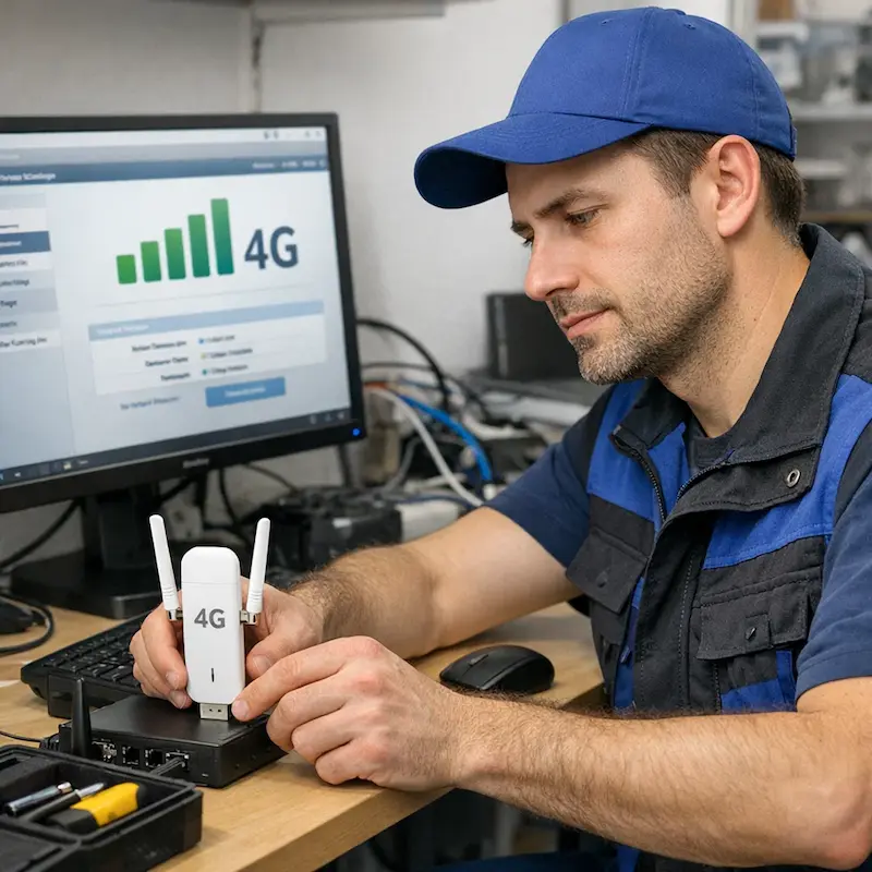 Настройка LTE модема в Фурманове