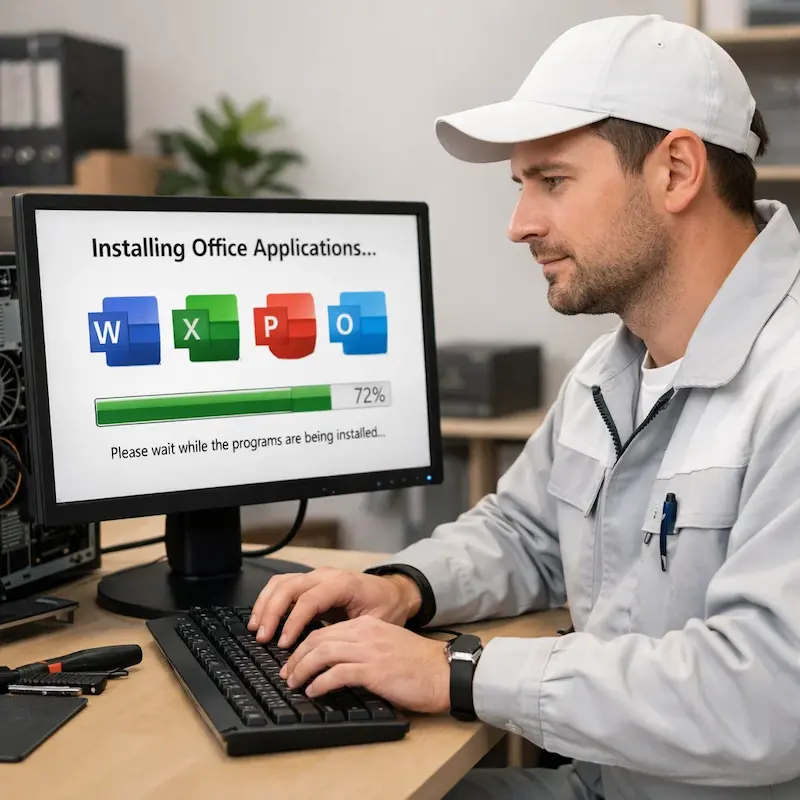 установка офисных программ на компьютер в Фурманове