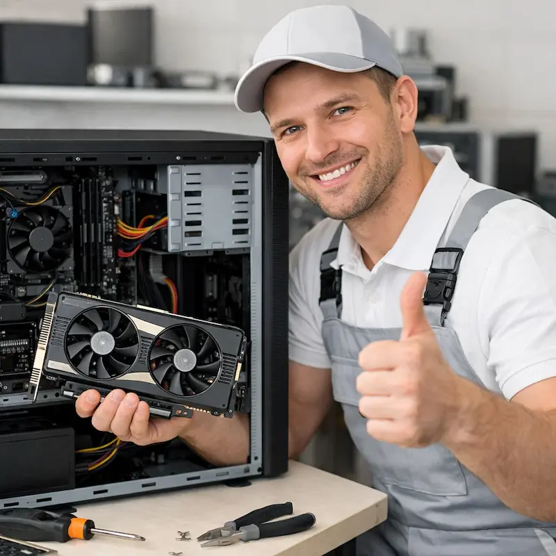 Замена видеокарты ПК в Фурманове